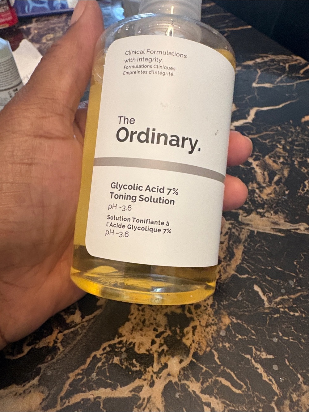 The Ordinary Glycolic Acid 7% Toning Solution — Yellow. NWOT